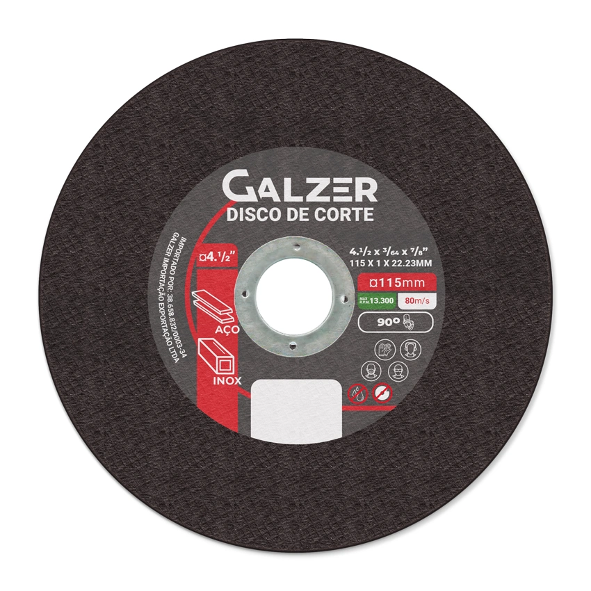 Disco de Corte Aço Inox 4.1/2"