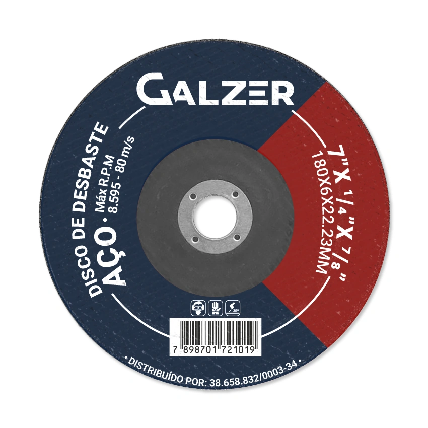 Disco de Desbaste Aço 7"
