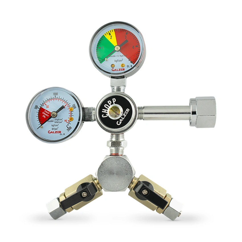 Regulador de Pressão CO₂ Saída Para CHOPP RC-129