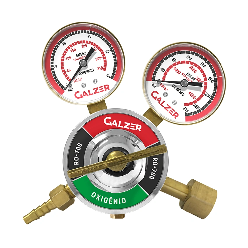 Regulador de Pressão para Cilindro de Oxigênio RO-700